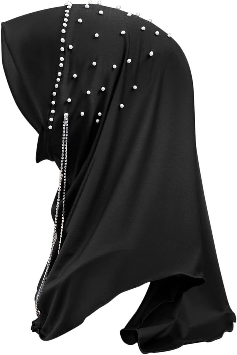 NICEYST Fashion Long Hijab Scarf for Women Girls Muslim Islamic Under Scarf Hat Long Hijabs Cap Instant Turbans Wrap - Image 3
